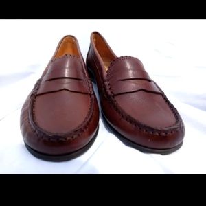 Brown loafers